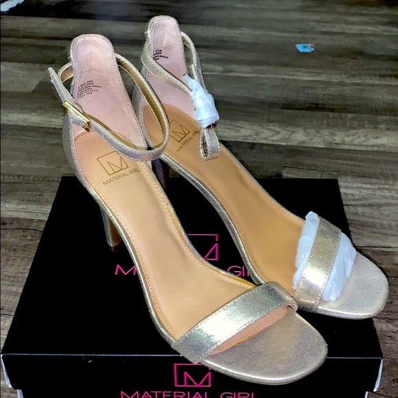 Womens MG35 Blaire2 Ankle Strap Sandals, Gold - Picture 2 of 8